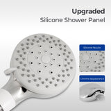 VANCOCO Handheld Shower Head with Filter 5 Spray Modes Bathroom Showerhead Water Saving Universal Bath Shower Head Only (Chrome)