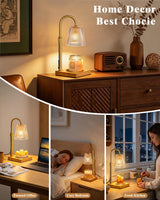 Hong-in Candle Warmer Lamp with Timer, House Warming Gifts New Home Decor