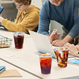 Lamosi 300 Pack 12 oz Clear Plastic Cups,12 Ounce Disposable Cups, Cold Drinking Cups for Party, Picnic, BBQ, Travel, Halloween, Christmas, Events