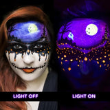 BeeLinks Halloween LED Black Light: 15W Spot Lights Outdoor UV Spotlight for Halloween Christmas | 2 PacK 110V Plug-in Blacklight with IP65 Waterproof for Party Body Paint Fluorescent Poster Neon Glow