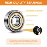 2Pcs 8 Inch Replacement Wheelchair Wheels for Walkers - Environmentally Friendly Rubber Material, Wear-Resistant PU Tires, Anti-Slip, and Durable ABS Wheel Hub (8IN Narrow 2Pcs)