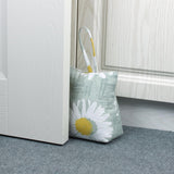 CERAYOU Cute Decorative Weighted Door Stopper, Trapezium Fabric Door Stop with Handle Heavy Duty Door Floor Stop for Home Office Bedroom Living Room