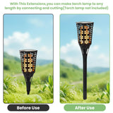 DALQUIS 8 Sets Flame Lamp Extension Kit for Solar Torches