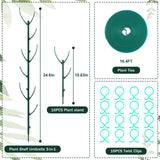 16Pack Stackable Plant Support Stakes, Monstera Plant Support