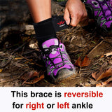 Vinaco Ankle Brace, 2 Pack Breathable & Strong Ankle Brace for Sprained Ankle, Stabilize Ligaments, Prevent Re-Injury, Ankle Braces for men & women with Adjustable Wrap, ankle support for men