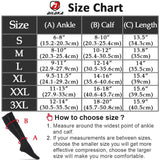 Ailaka Zipper Compression Socks Medical, 15-20 mmHg Knee High Compression Socks for Men Women, Close Toe Support Socks for Varicose Veins, Edema, Recovery, Pregnant, Nurse