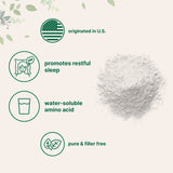Micro Ingredients Glycine Powder, 1KG (2.2 Pounds), Glycine 1000mg Per Serving, Supports Restful Sleep and Neurotransmitter, Water Soluble and Products of USA