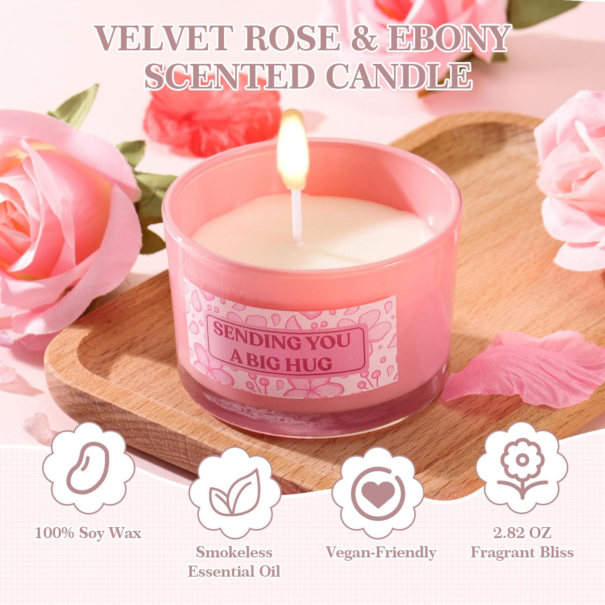 Birthday Gifts for Women Self Care Gift - Get Well Soon Gift Christmas Gifts - Rose Relaxing Spa Gift Basket Self Care Package for Women,Best Friend,Girlfriend,Wife,Mom,Sister,Her w/ Insulated Tumbler