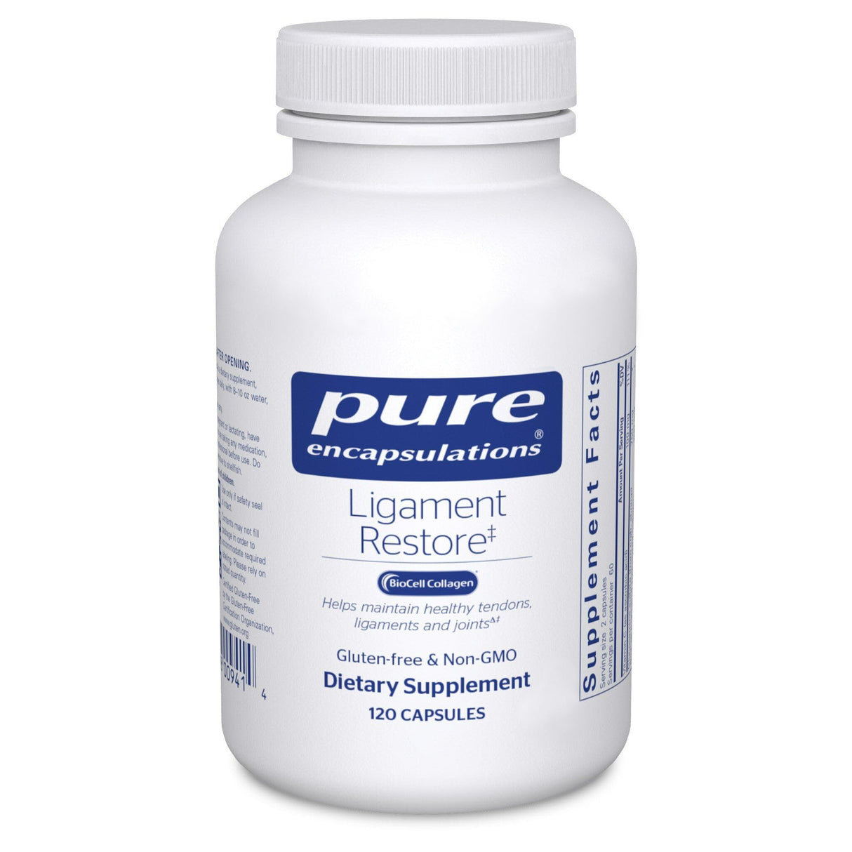 Pure Encapsulations - Ligament Restore - Dietary Supplement Helps Maintain Healthy Tendons, Ligaments and Joints - 120 Capsules
