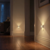 DORESshop LED Night Light[4 Pack], Night Lights Plug into Wall, 3 Level Brightness Adjustable Plug in Night Light, Dusk to Dawn Sensor Nightlights for Adults,Bedroom,Bathroom,Hallway,3000K Warm White
