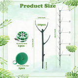 Stackable Monstera Moss Pole, 10 PCS Natural Coir Plant Support Stakes.