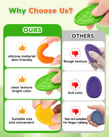 Fidget Toys Sensory Stone for Kids: 24 Pack Textured Worry Stones for Adults - Bulk Fidgets for Classroom Prizes Gooide Bag Stuffers - Quiet ADHD Tools for Autism Kids - Christmas Stocking Stuffers