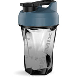 HELIMIX 1.5 Vortex Blender Shaker Bottle Holds Upto 20oz | No Blending Ball or Whisk | USA Made | Portable Pre Workout Whey Protein Drink Shaker Cup | Mixes Cocktails Smoothies Shakes | Top Rack Safe