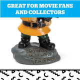 Angry Little Garden Gnome Statue, Outdoor Lawn & Yard Home Defender, Combat Figurine Sculpture Decorations, Funny Housewarming Gag Gift
