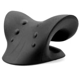 RESTCLOUD Neck and Shoulder Relaxer, Cervical Traction Device for TMJ Pain Relief and Cervical Spine Alignment, Chiropractic Pillow, Neck Stretcher (Black)