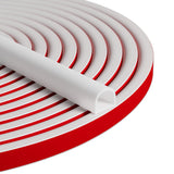 Bantie 40FT Weather Stripping Door Seal - Self Adhesive Weather Insulation Strip Weatherstripping Silicone D Shaped Seal Strip Door Frame Gap Filler/Window Soundproofing