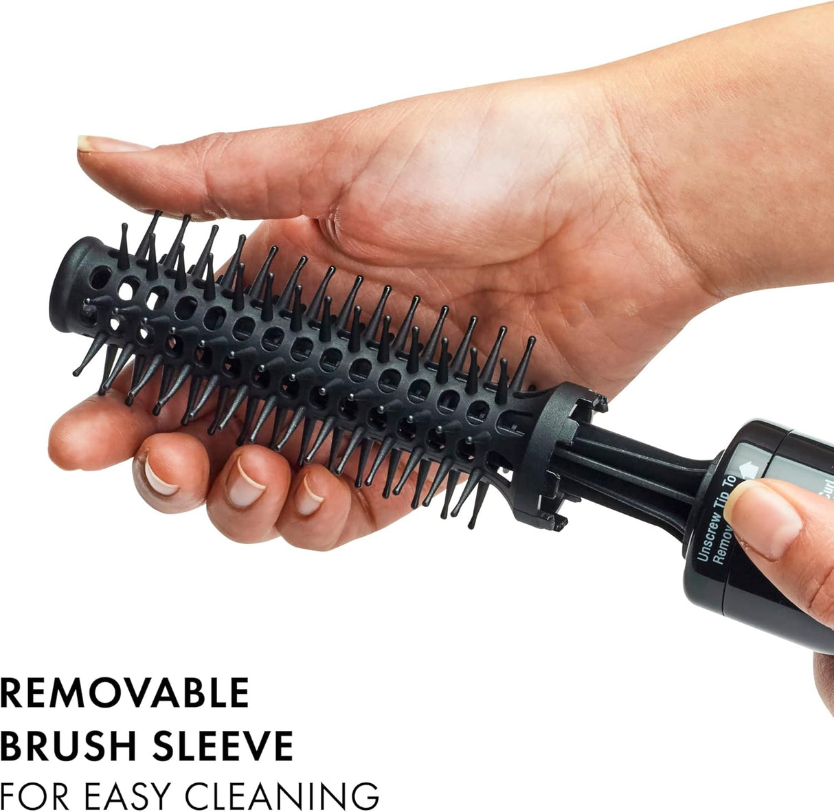 Hot Tools Pro Artist Hot Air Styling Brush, Curl, Style, Touch Ups, Black, 3/4