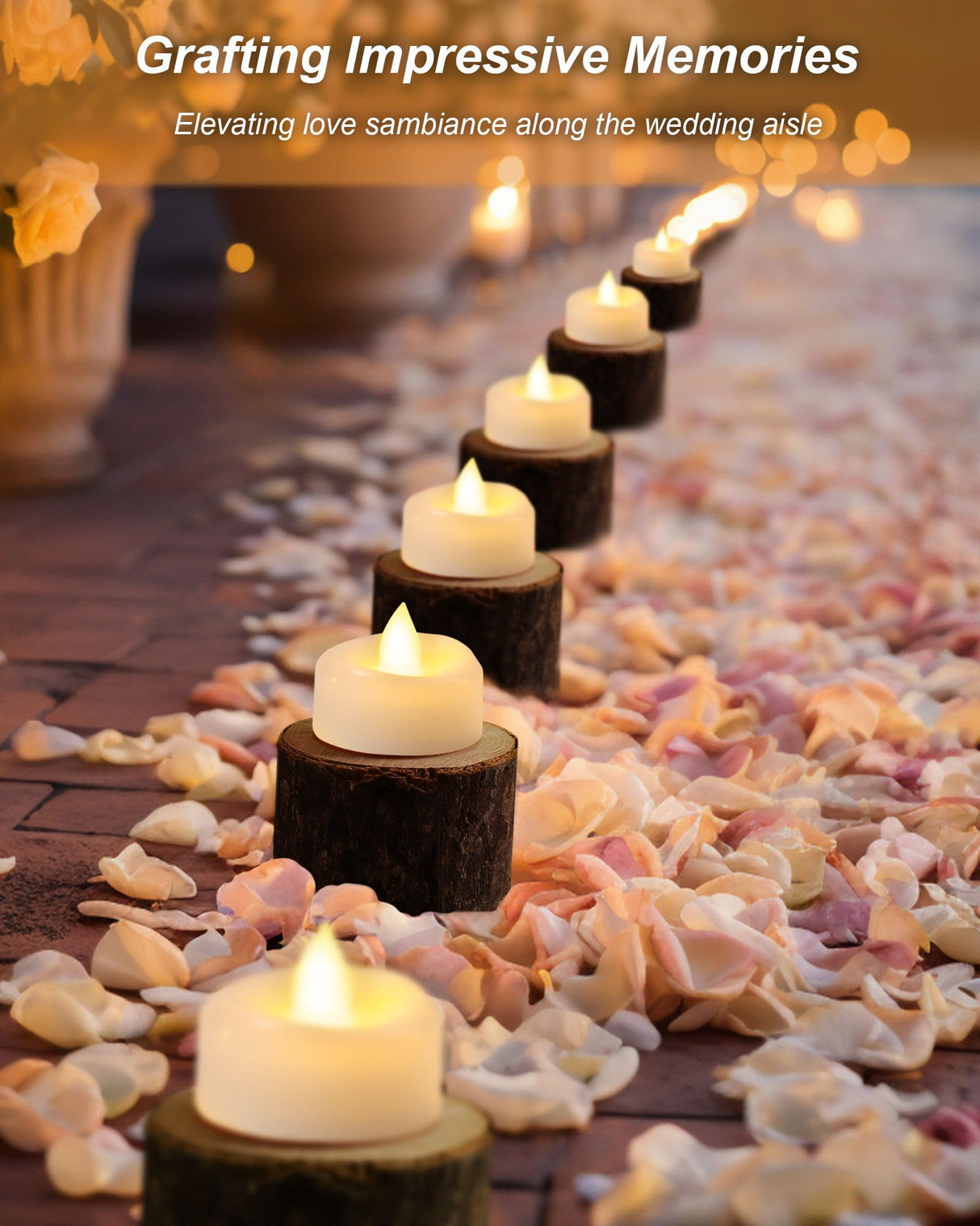 BEICHI Flameless Candles, 12/24/50/100/150 Pack Tea Lights Battery Operated, No Flickering Votive Candles LED Tea Lights for Halloween Christmas Wedding Home (100 Pack, Warm White)