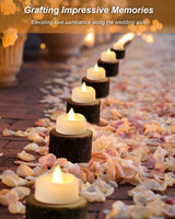 BEICHI Flameless Candles, 12/24/50/100/150 Pack Tea Lights Battery Operated, No Flickering Votive Candles LED Tea Lights for Halloween Christmas Wedding Home (100 Pack, Warm White)