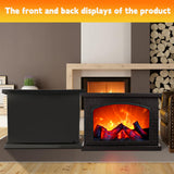 Fireplace Lanterns Decorative,Small Fake Fire Place Lamp,LED Flame Effect