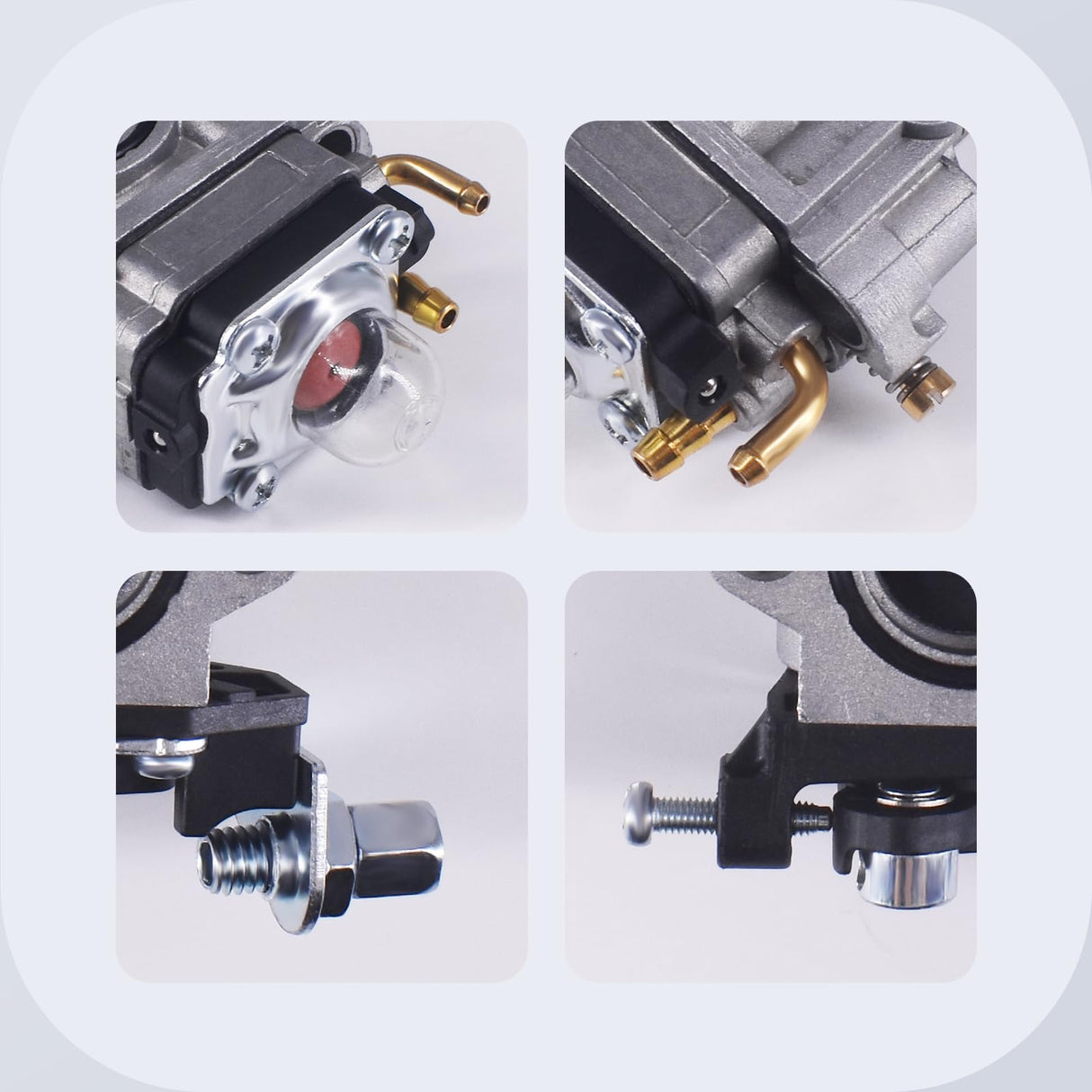 Quealzara Carburetor Carb 31801 for 33cc Earthquake MC33 Cultivator 31635 Carb