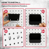Ultimate 121-Piece Pegboard Hooks Set, Pegboard Accessories with Metal Hooks, Durable Peg Board Organizer Accessories, Pegboard Bins, Peg Board Tool Utility Hooks