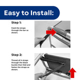 RMS Walker Tray with Cup Holder, fits Most Standard Folding Walker, Mobility Walker Accessories and Medical Table for Seniors or Individuals with Disability