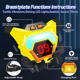 inodoo Rechargeable Laser Tag Guns Set of 4 with LED Digital Multi-Functional Vests Birthday Gifts Toys for Kids Boys Girls 8 9 10 11 12+ Years Old Christmas