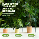 5 Pack Stackable Monstera Plant Support, Garden Plant Support Stakes for Indoor Outdoor Plants, Climbing Plant Support Structures Plant Holder Stick Moss Pole for Support Tall Potted Plants