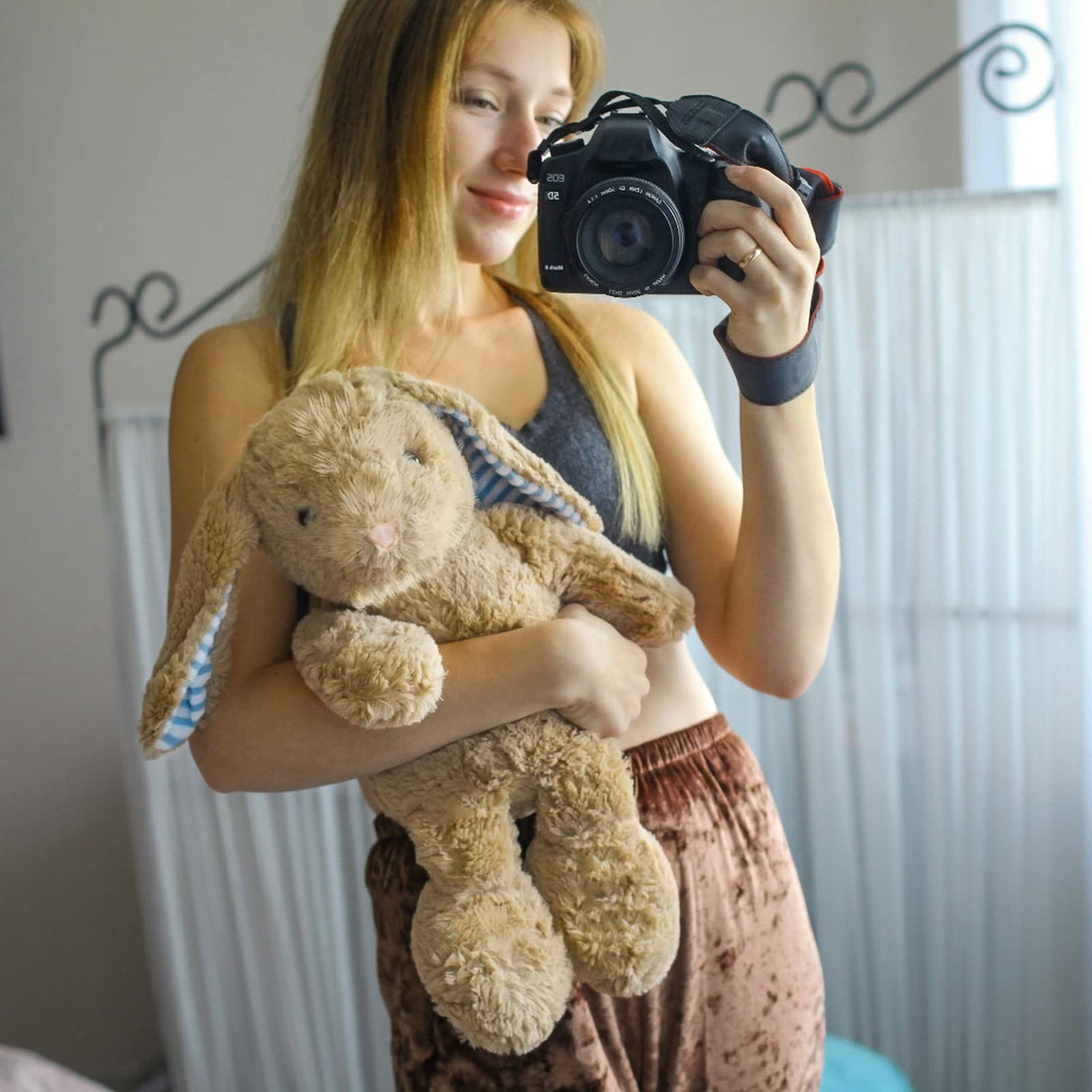 WEIGEDU Rabbit Bunny Stuffed Animals Plush Toys for Kids Boys Girls Birthday Bedtime Christmas Easter Gifts