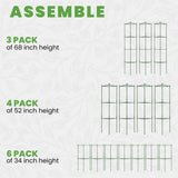 K-Brands Tomato Cage - Tomatoes Plant Stakes Support Cages Trellis for Garden and Pots (3 Pack - Extra Tall Upto 68 inches)