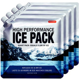 ABOXOBOG Reusable Ice Packs for Coolers Long Lasting Gel Freezer Packs for Lunch Bags Cooler Backpack Lunch Box for Camping & Picnics (9.8"x9.8"x4P)