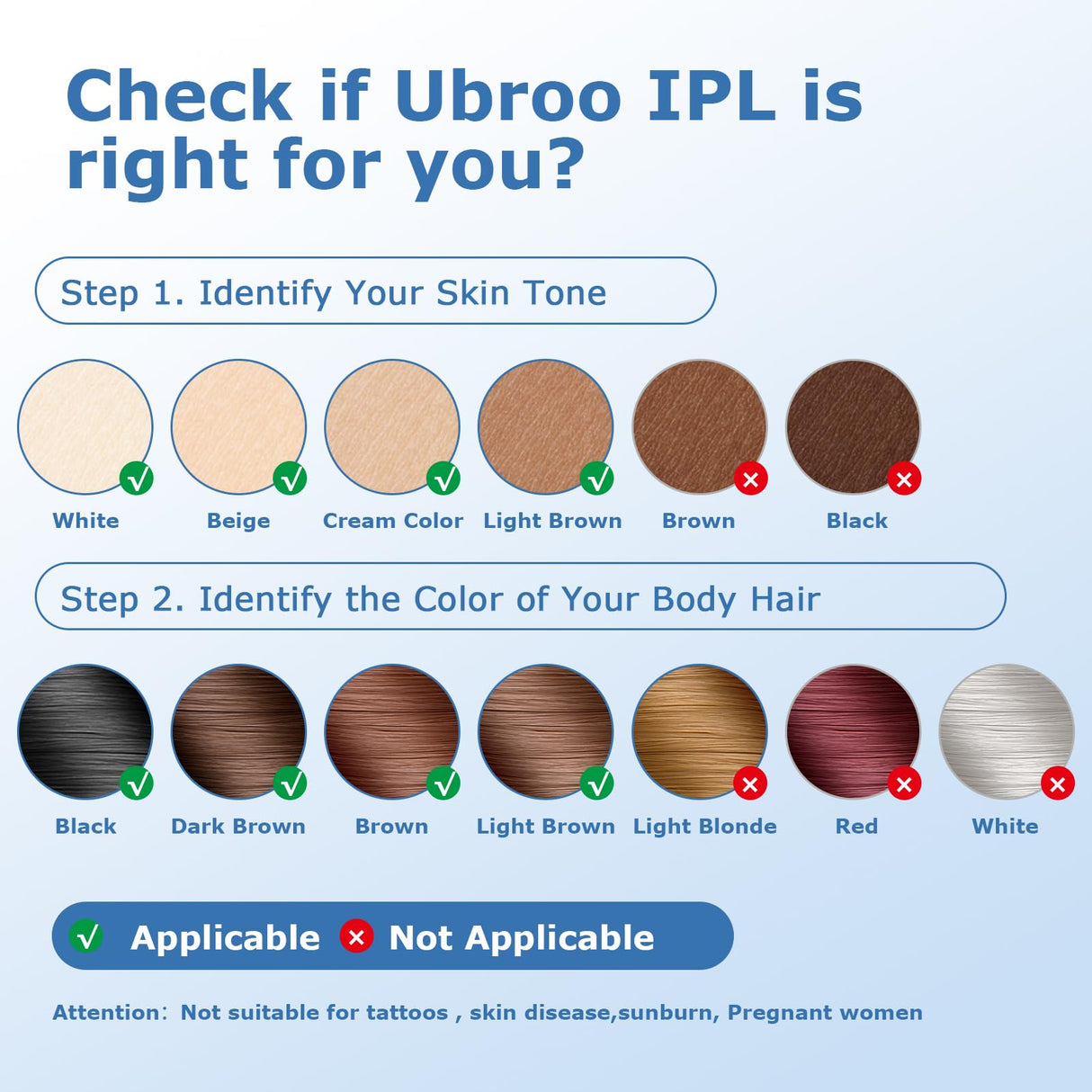 Laser Hair Removal, Ubroo IPL Laser Hair Removal for Women and Men, 3 In 1 At Home Hair Removal Device, 999,900+ Flashes Permanent Painless Hair Removal Machine with Ice Cooling for Whole Body Use