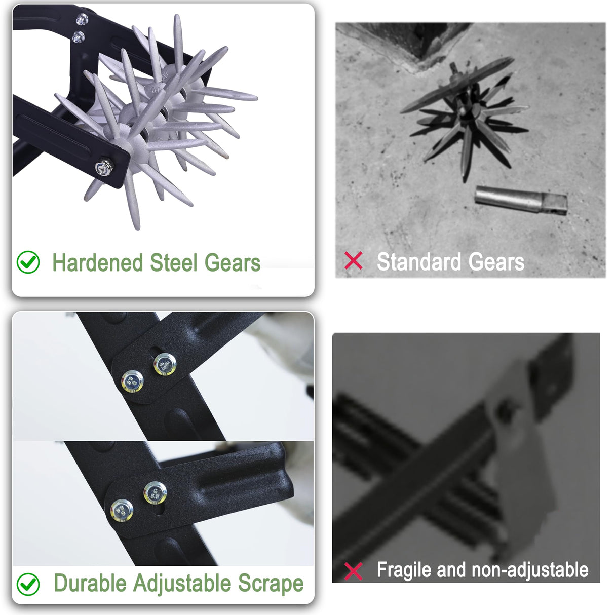 YEELOR 2‑in‑1 Rotary Cultivator for Tilling and Weeding