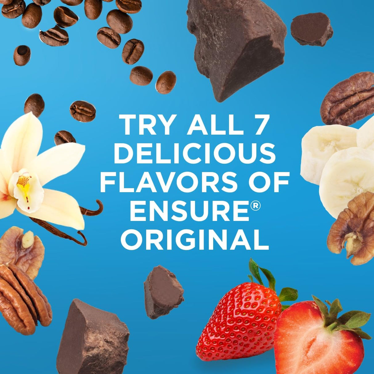 Ensure Original Milk Chocolate Nutrition Shake With Fiber | Small Meal Replacement Shake | Ready to Drink | 9g Protein, 27 Vitamins and Minerals | 8 fl oz - 24 Pack