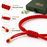 Rosey Kabbalah Red String Bracelet for Protection - Unisex Evil Eye Protection Bracelet - Pulseras Para Hombres - For Good Luck, Blessings, Financial Success & Bravery - Adjustable Size