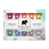ella+mila Professional Nail Polish Set - Quick Dry Nail Polish - Long-Lasting & Chip Resistant Nail Polish Kit (Me Collection - 10 Pack - 0.24 fl oz each)