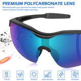 OXG 12 Pack Safety Glasses, ANSI Z87.1 Impact Resistant Anti-Scratch Safety Goggles for Men Women Youth (Mirrored)