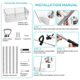 MarchingGreen Sand Flea Rake for Beach: 70in Handle Stainless Steel Rake