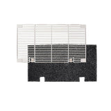 For Dometic 3104928.019 RV Air Conditioner Grille Replacement, AC Vent Cover, RV Cooling System Accessory, Duo-Therm Replacement Air Conditioner Vent Cover with Filter Pads, Polar White, 14.1" x 7.7"