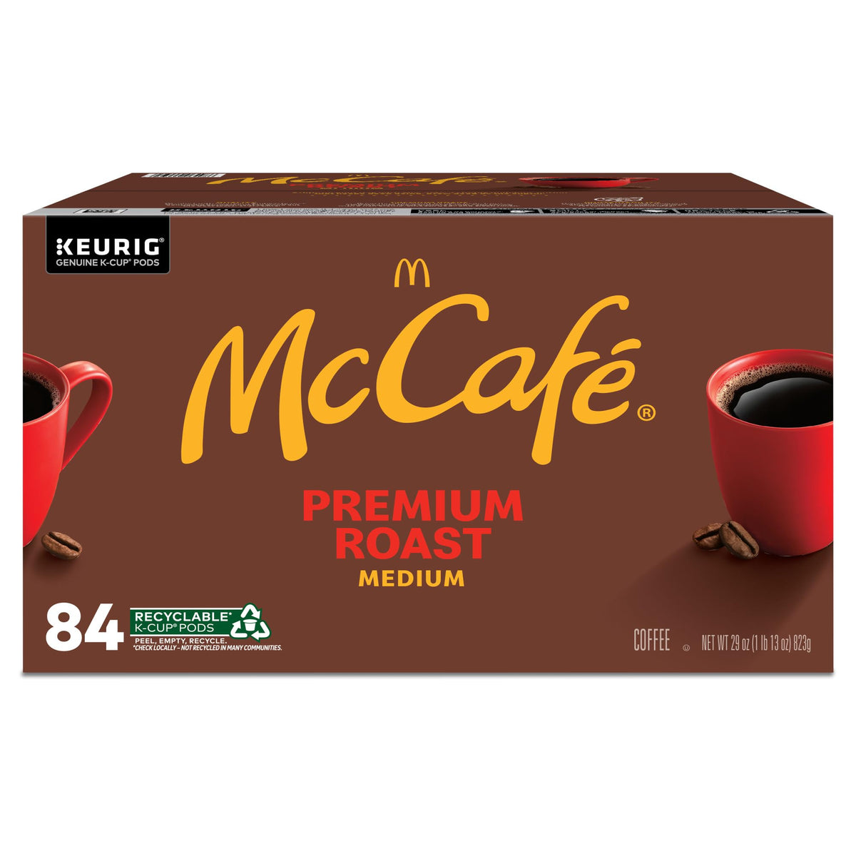 McCafe Premium Roast Medium Roast Coffee, K-Cup Pods, 84 Count