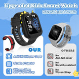 Kids Smart Watch Boys Gift Age 3-12 with 39 Games Alarm Clock Camera Video Music Player Pedometer Flashlight 12/24 hr HD Touch Screen Kids Watch Christmas Birthday Toys for Boys Ages 4 5 6 7 8 9 10