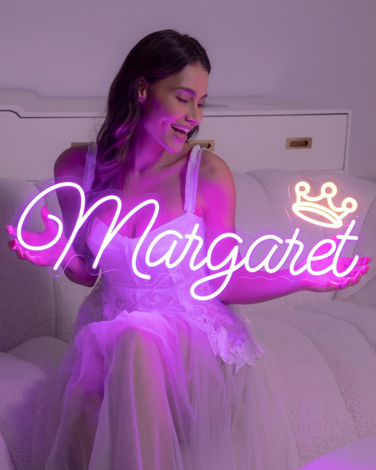 BCCPNL Custom Neon Sign for Room Decoration and Wedding Day;Neon Sign Customizable for Name, Wedding,birthday,party,bar,Christmas Gifts. Gift for my girlfriend