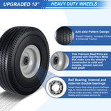 10" 4.10/3.50-4 Tire and Wheel 5/8''Axle Bore Hole&2.2''Offset Hub