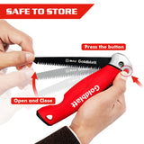 Goldblatt Folding Drywall Saw, Jab Saw, Hand Saws with Soft Grip Handle, Sheetrock Saws for Wallboard, Drywall, Plywood and PVC