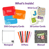 Skillmatics Board & Card Game - First to 5, Category Game with a Twist, Quick Thinking, Perfect for Parties, Christmas, Family Game Nights, Gifts for Kids, Teens, Adults, Ages 8, 9, 10 & Up