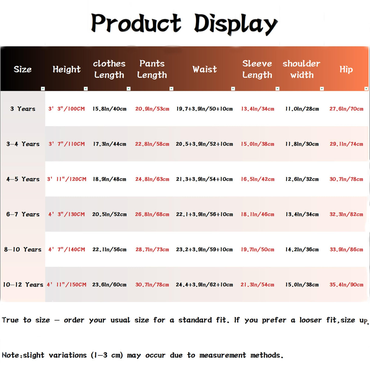 5 PCS Kids Jack Costume Set for Christmas Halloween - Includes Gloves Mask for Boys Ages 3-12