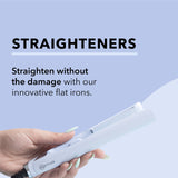 Instyler Freestyle Ceramic Styling Wand | Salon Quality at Home | Ionic Tip Barrel | Dual Voltage Tool | Ceramic Heated Bristles | Frizz Reducing Brush