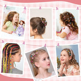 Yoloflix Hair Gem Stamper Kit,Bling Hair Jewels for Girls, Hair Styling Tool with Reusable Shining Diamonds, Christmas Birthday Arts & Crafts Gift for 5-12 Year Old Girl