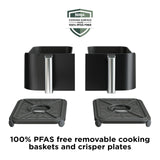 Ninja Foodi Air Fryer, 10 Qt DualZone, 6-in-1, Black, DZ302